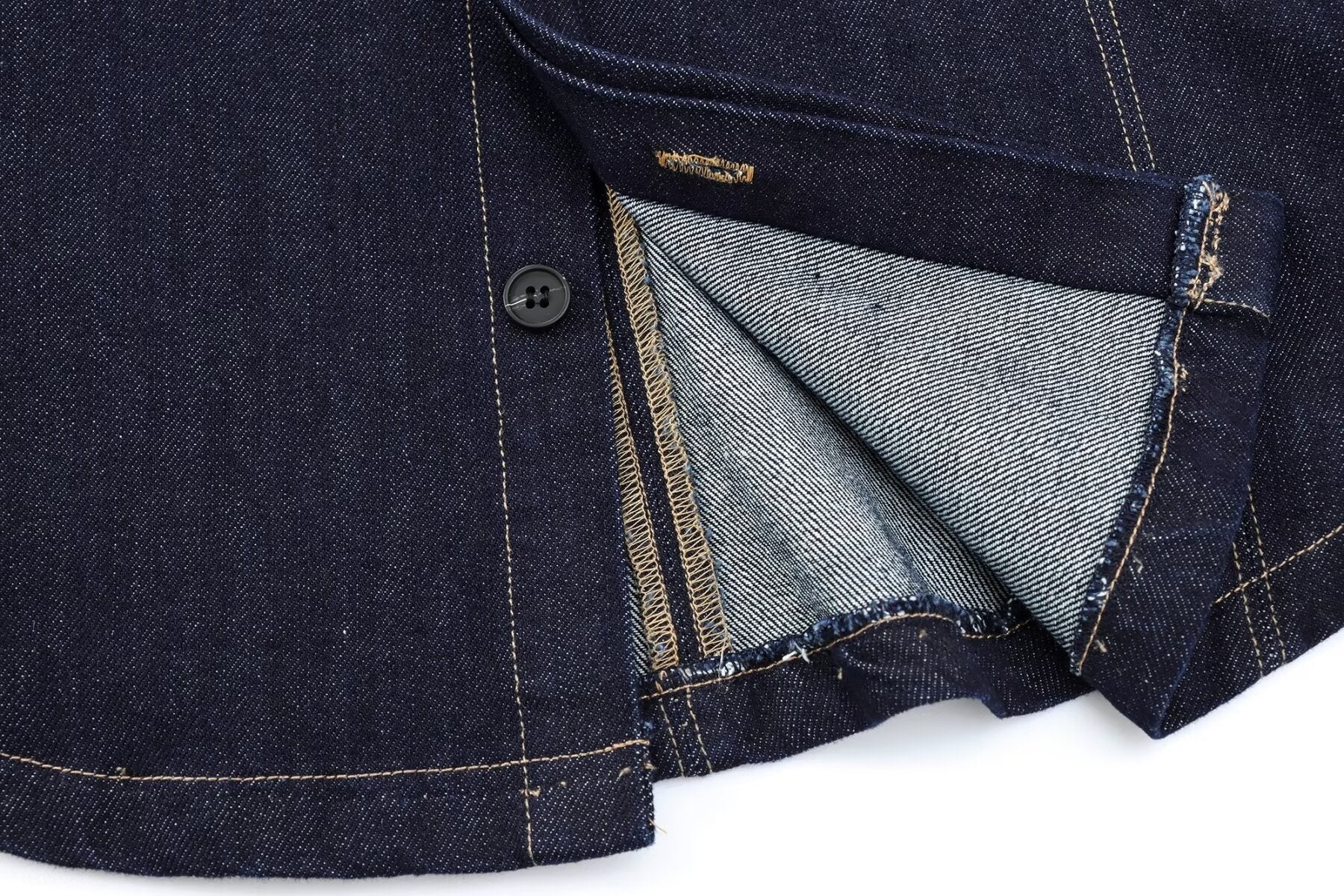 European And American Style Fashion String Decoration Lapel Sleeveless Denim Shirt