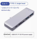 Adapter Multi-port External USB Drive Pad Connects To A Mobile Hard Drive