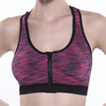 Segment dye zip bra