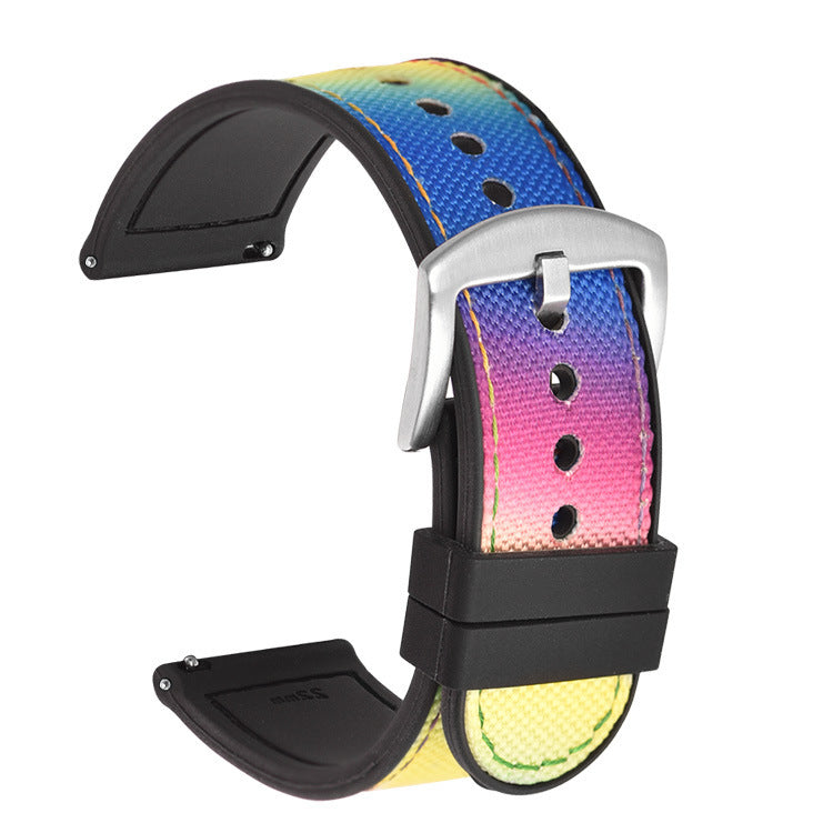 Fashion Minimalist Smart Watch Nylon Silicone Strap