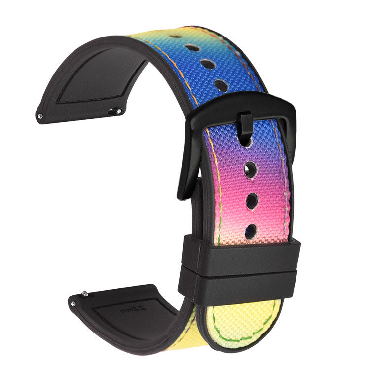 Fashion Minimalist Smart Watch Nylon Silicone Strap