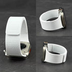 IwatchS10 Dynamic Wind Litchi Pattern Soft Magnetic Silicone Watch Strap