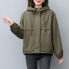 High Cotton Long Sleeve Plus Size Baggy Casual Jacket Women