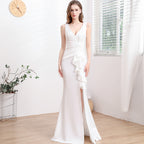 Evening Gown For Women High-end Elegant Simple And Light Luxury