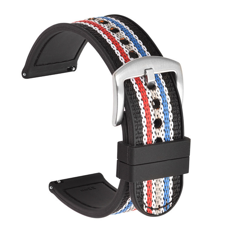 Fashion Minimalist Smart Watch Nylon Silicone Strap
