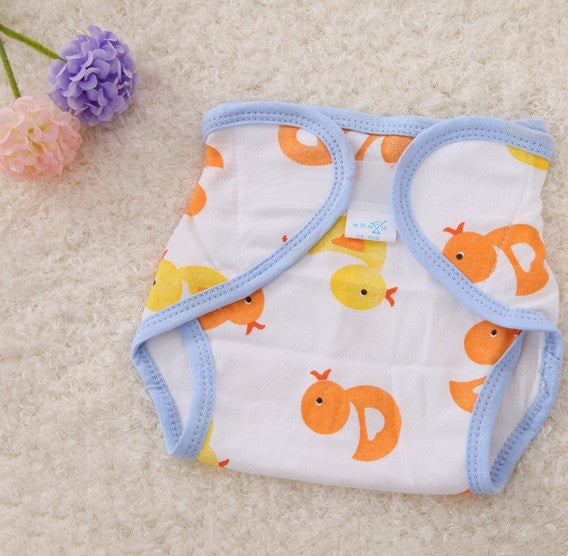 Cotton Cartoon Printed Cloth Diaper Washable Baby Diaper