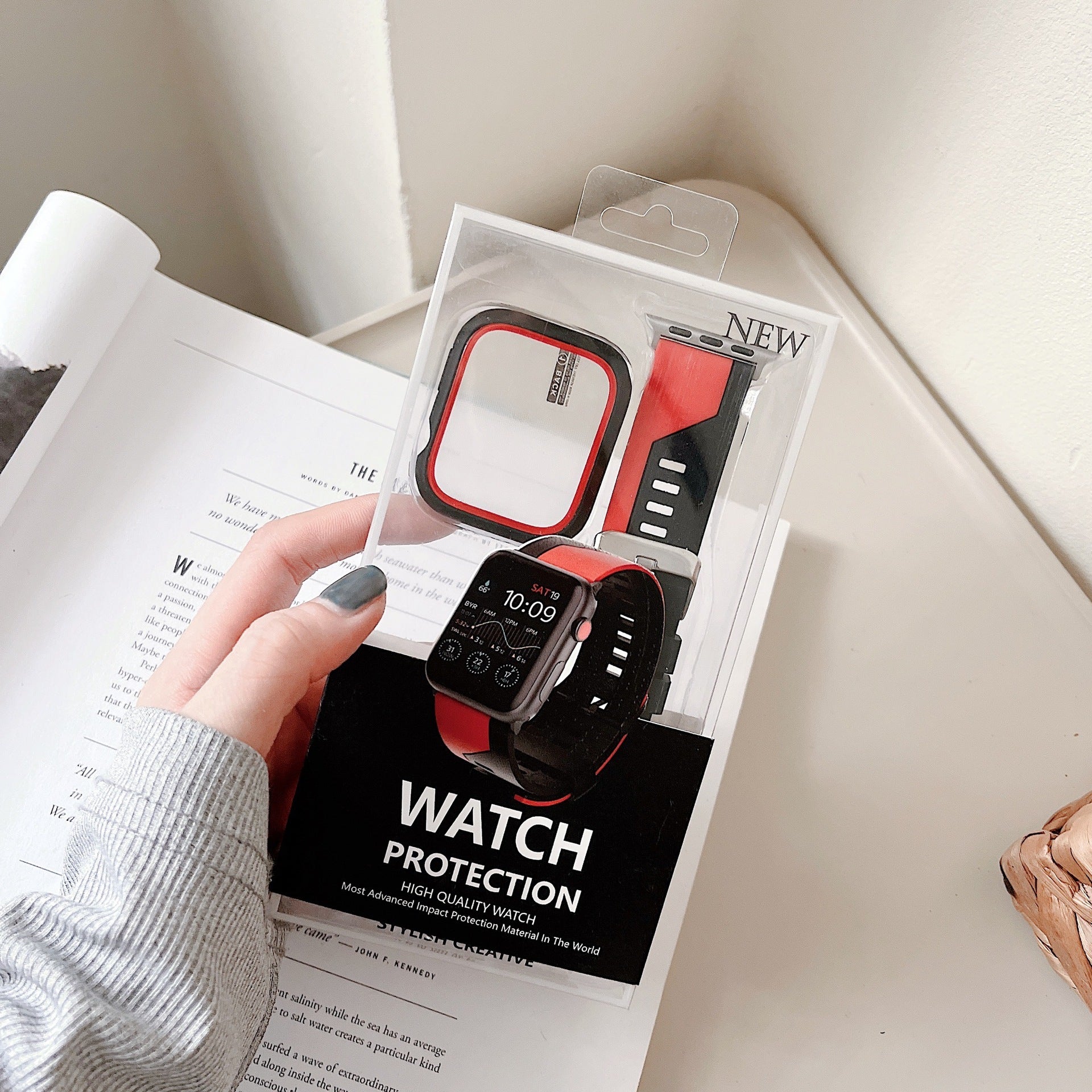 Iwatch Strap Silicone New  Merchant Strap Apple49mSE8  Watch Protective Case