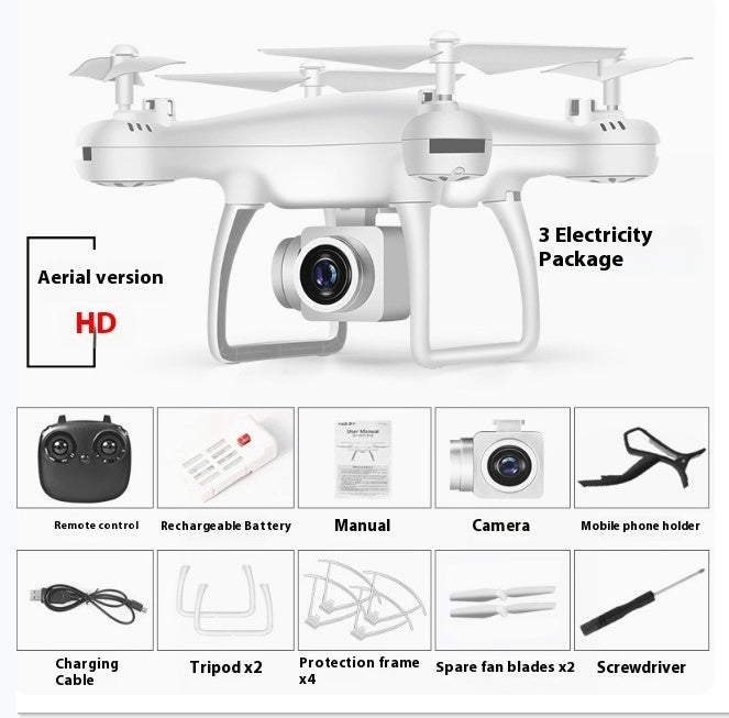 Cross-Border Drone Remote Control HD 4k Dual Lens Camera Long Endurance Helicopter Model Fixed Altitude